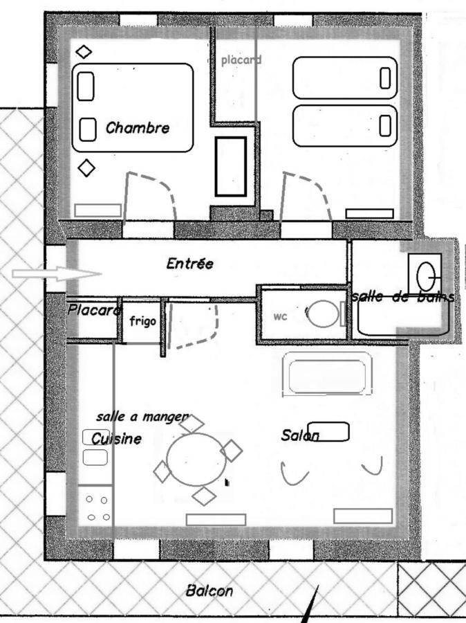 לה גראן-בורנו "Chalet Les Aravis" Chalet Et Appartements מראה חיצוני תמונה